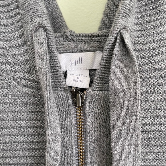 J.Jill Zip up Hoodie Sweater - Picture 4 of 4